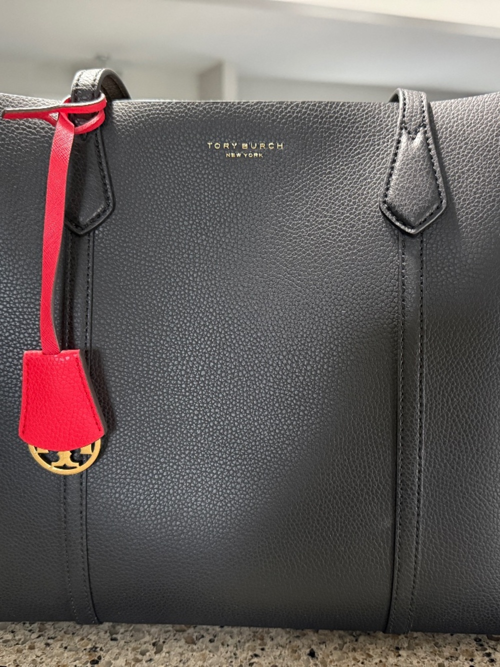Tory Burch Leather Perry Triple Compartment Tote